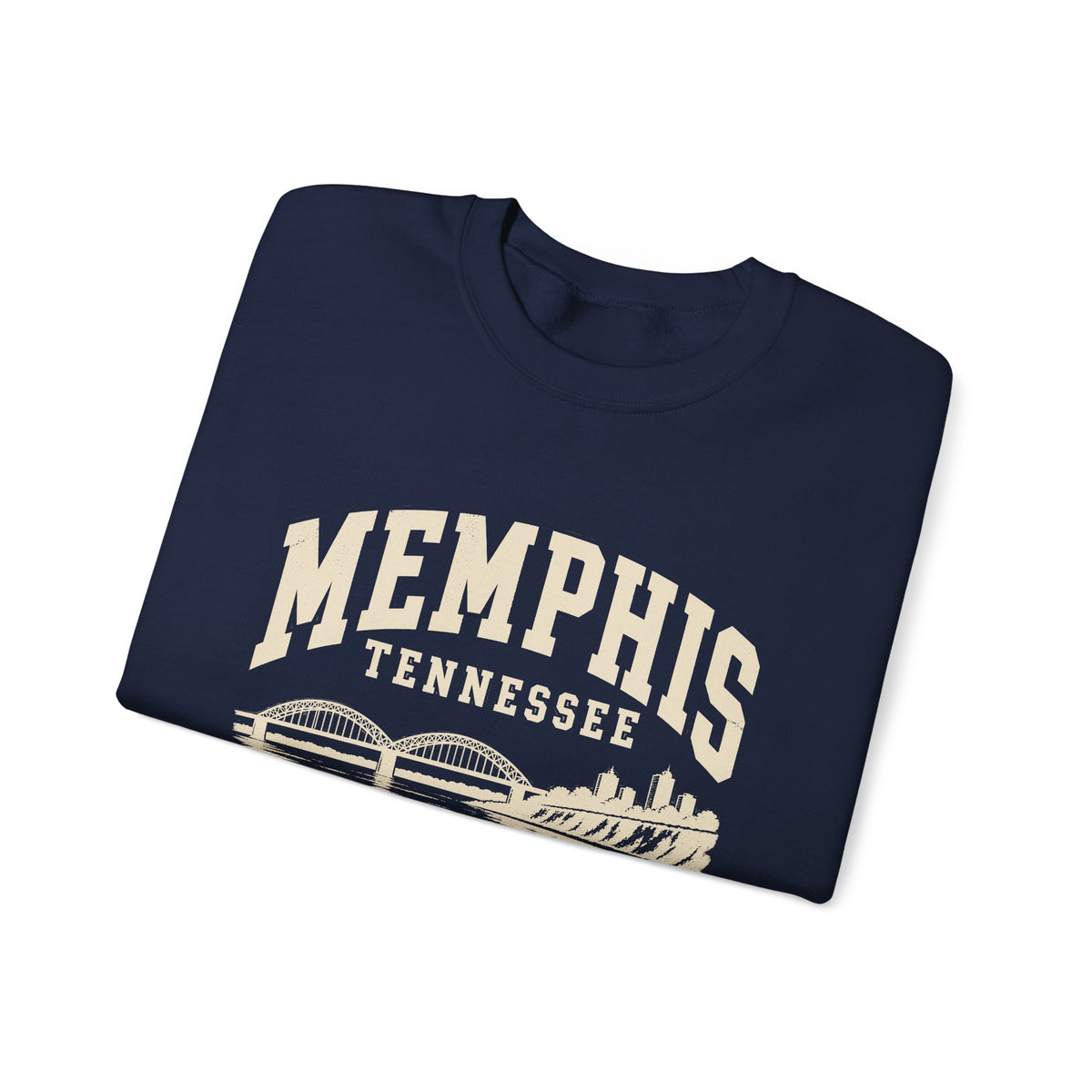 Memphis Vintage Varsity Crewneck Sweatshirt