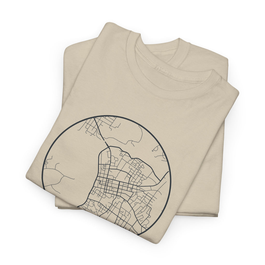 Clarksville Street Map T-Shirt