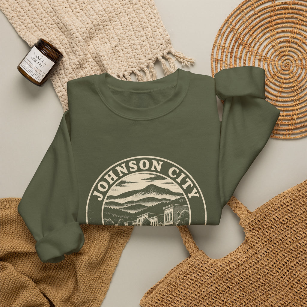 Johnson City Park Badge Crewneck Sweatshirt