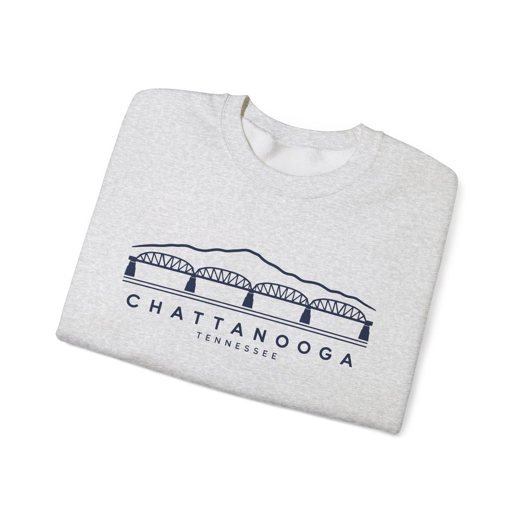 Chattanooga Walnut Street Bridge Crewneck Sweatshirt
