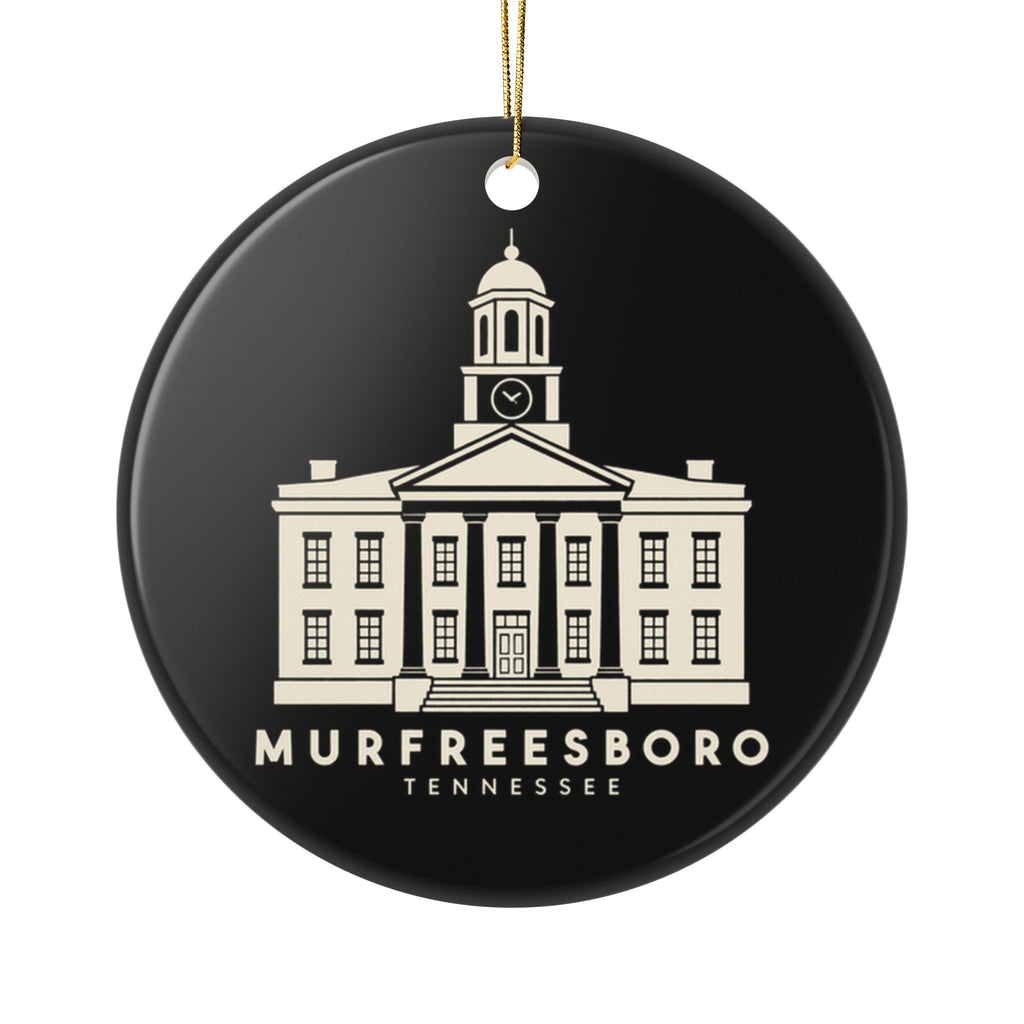 Murfreesboro Rutherford County Courthouse Ornament (Black)