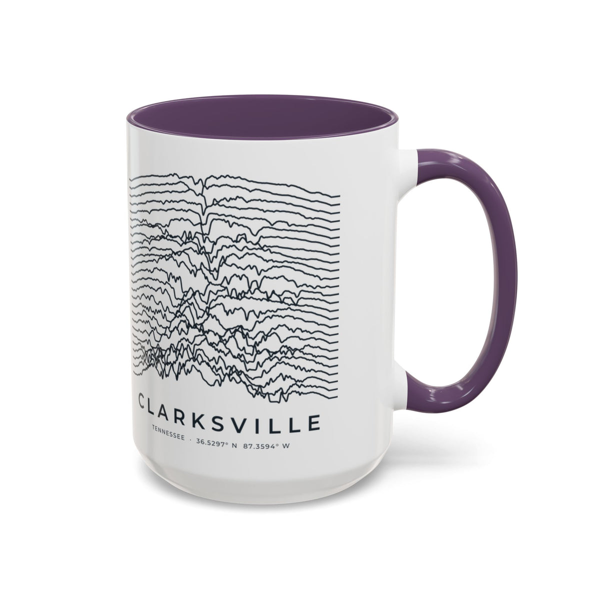 Clarksville Ridgeline Accent Mug