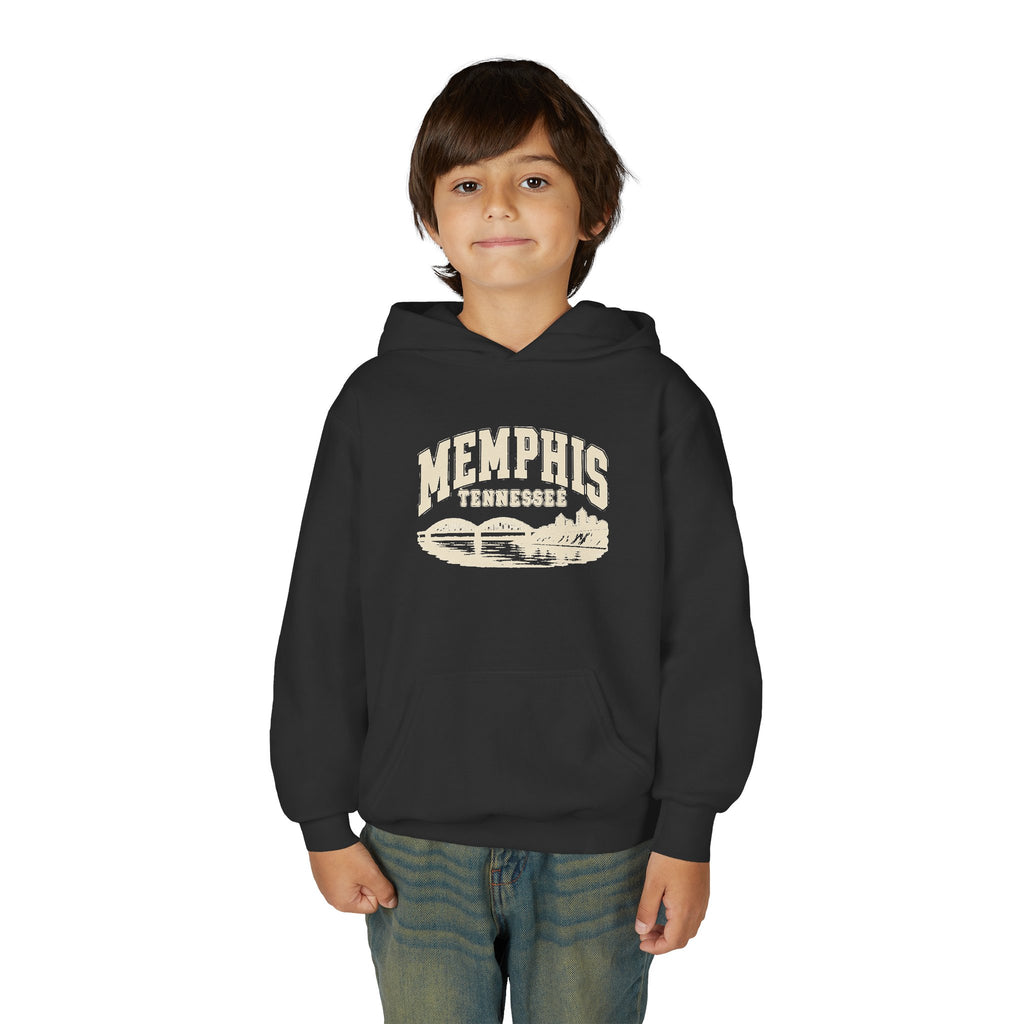 Memphis Vintage Varsity Kids Hoodie
