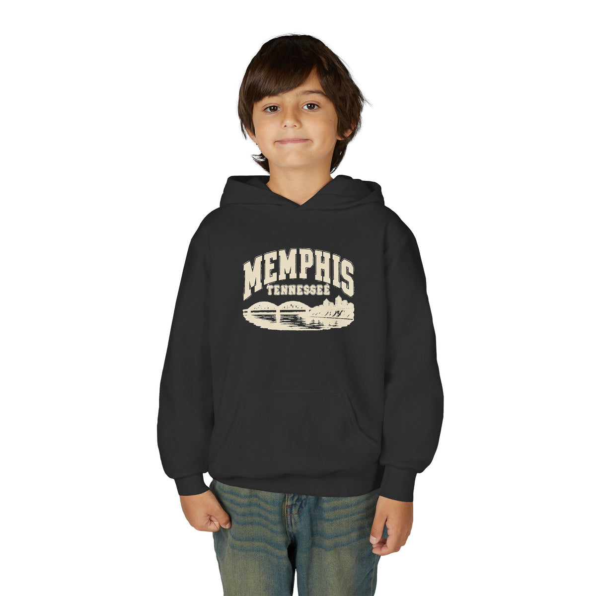 Memphis Vintage Varsity Kids Hoodie