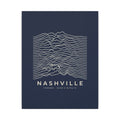 Nashville Ridgeline Canvas Print (Navy)