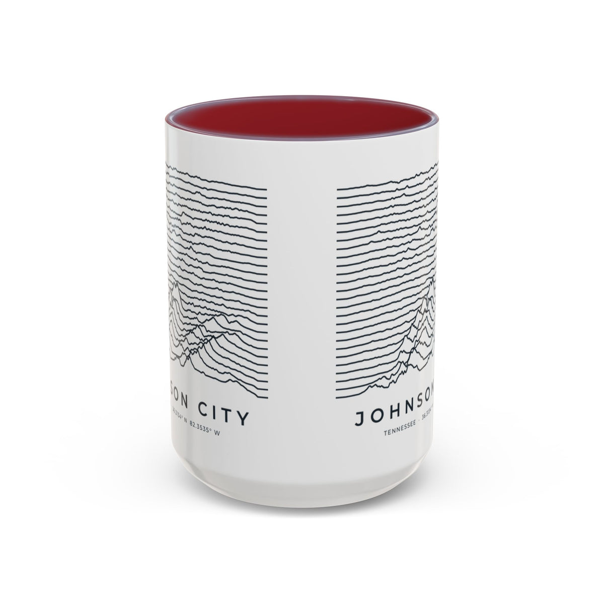Johnson City Ridgeline Accent Mug