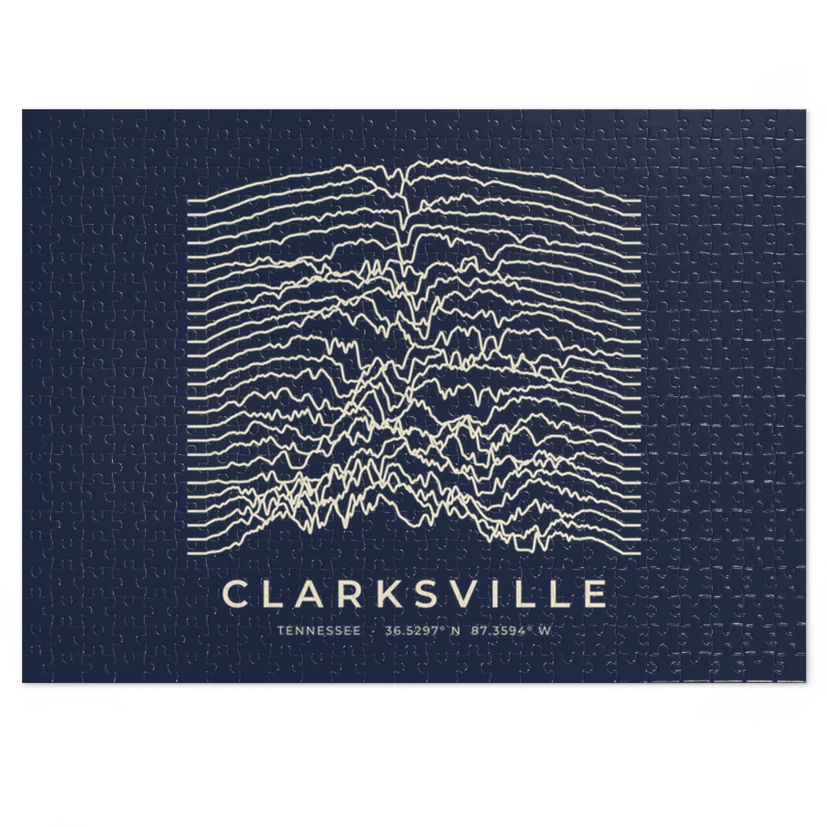 Clarksville Ridgeline Puzzle (Navy)