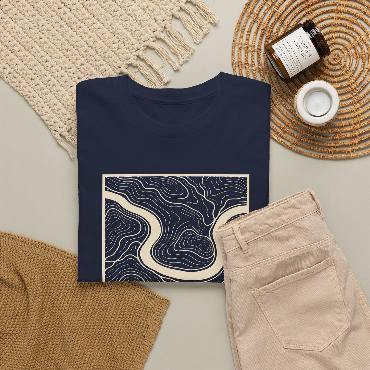 Nashville Topo Map T-Shirt