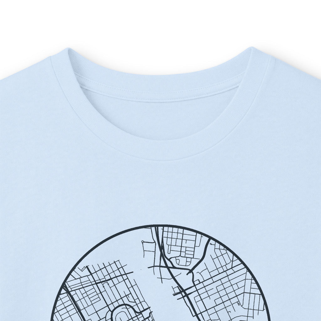 Nashville Street Map Long Sleeve T-Shirt