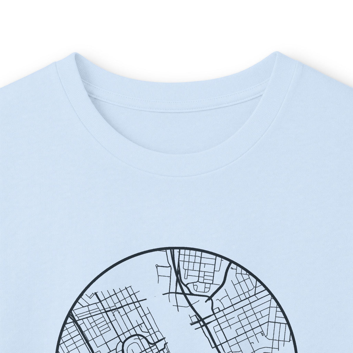 Nashville Street Map Long Sleeve T-Shirt