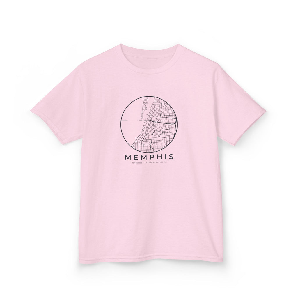 Memphis Street Map Kids T-Shirt