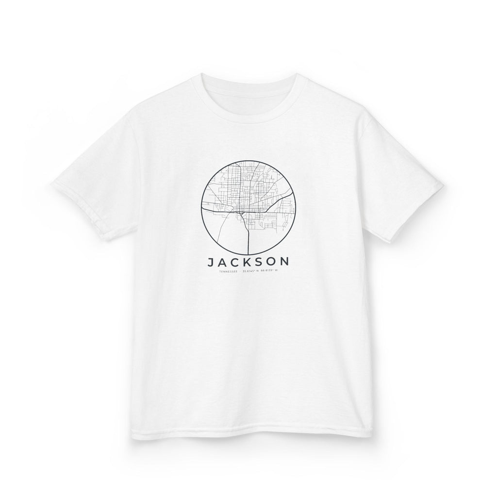 Jackson Street Map Kids T-Shirt