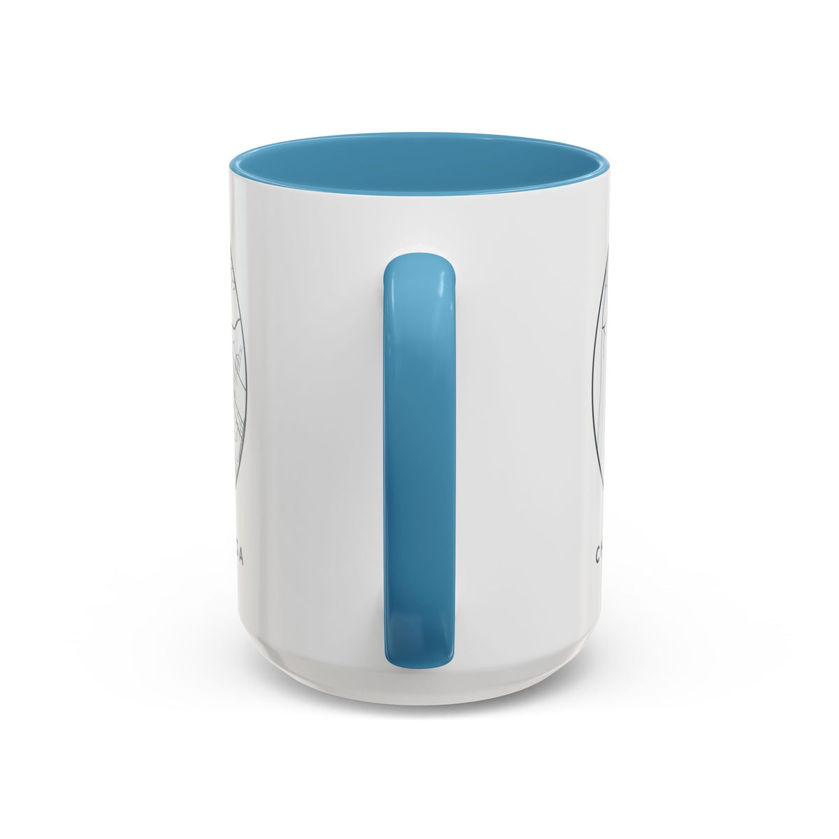 Chattanooga Street Map Accent Mug
