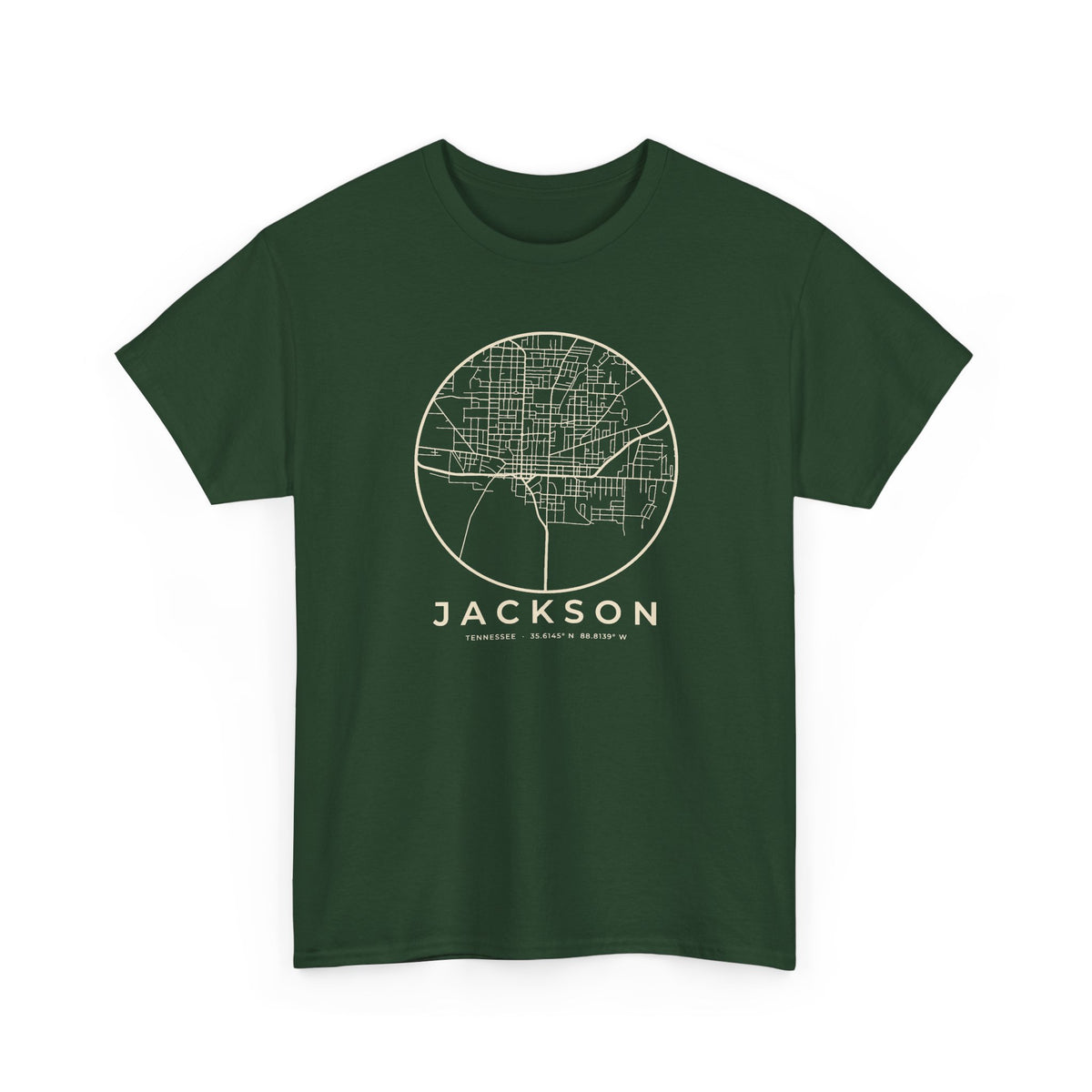 Jackson Street Map T-Shirt