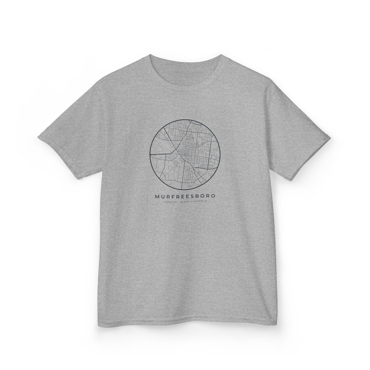 Murfreesboro Street Map Kids T-Shirt
