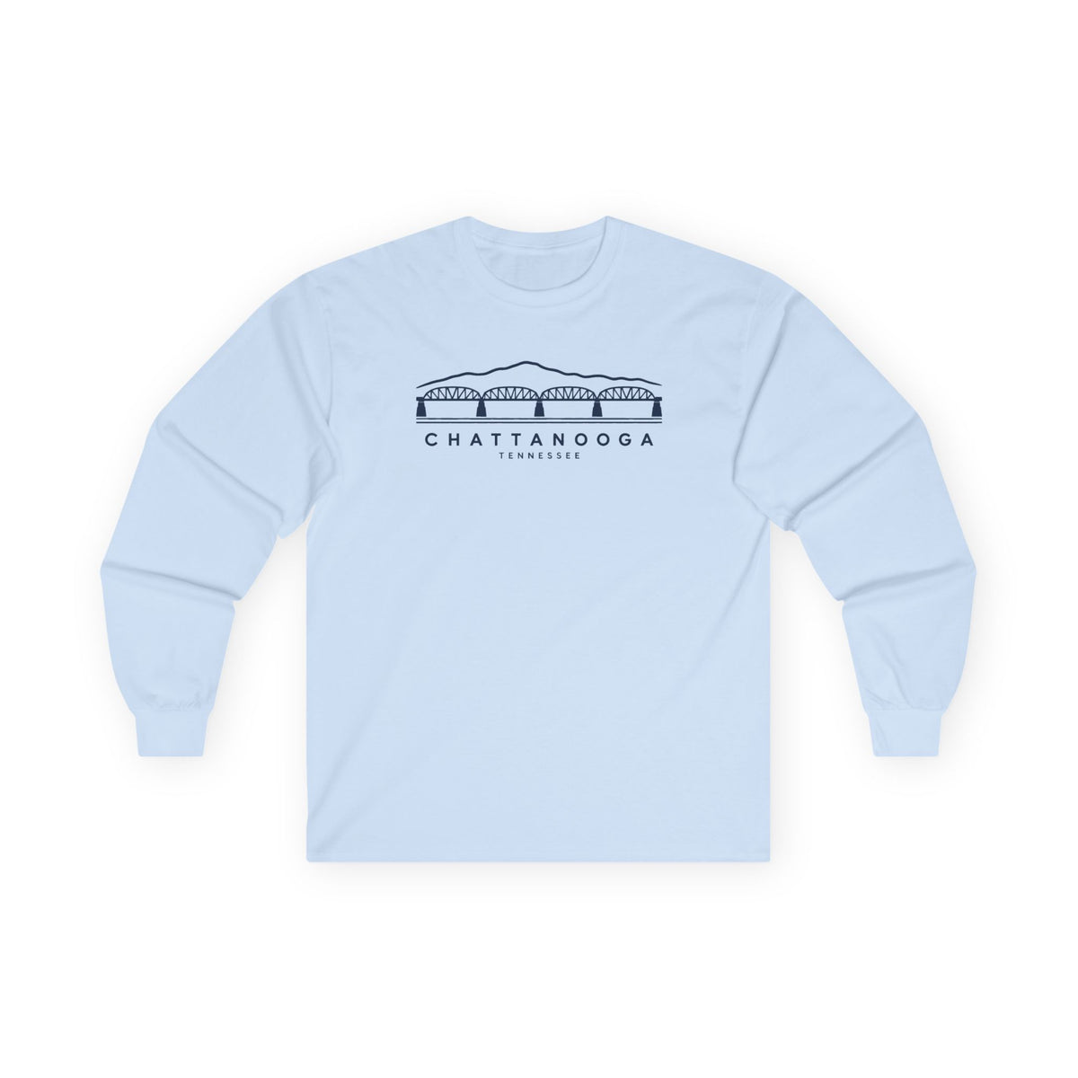 Chattanooga Walnut Street Bridge Long Sleeve T-Shirt