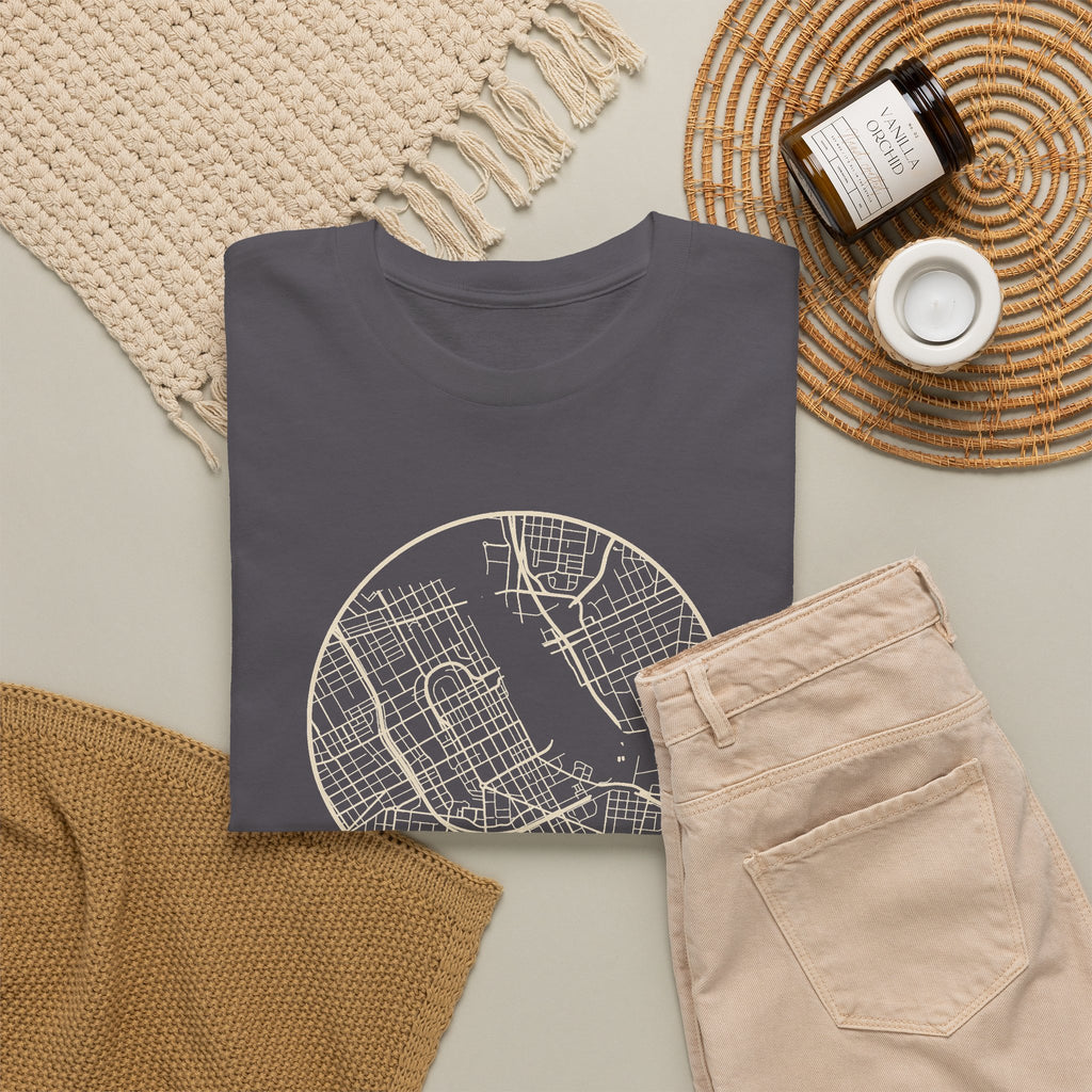 Nashville Street Map T-Shirt