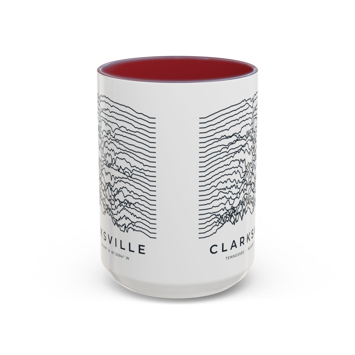 Clarksville Ridgeline Accent Mug