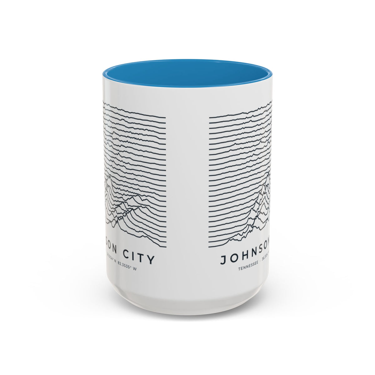 Johnson City Ridgeline Accent Mug