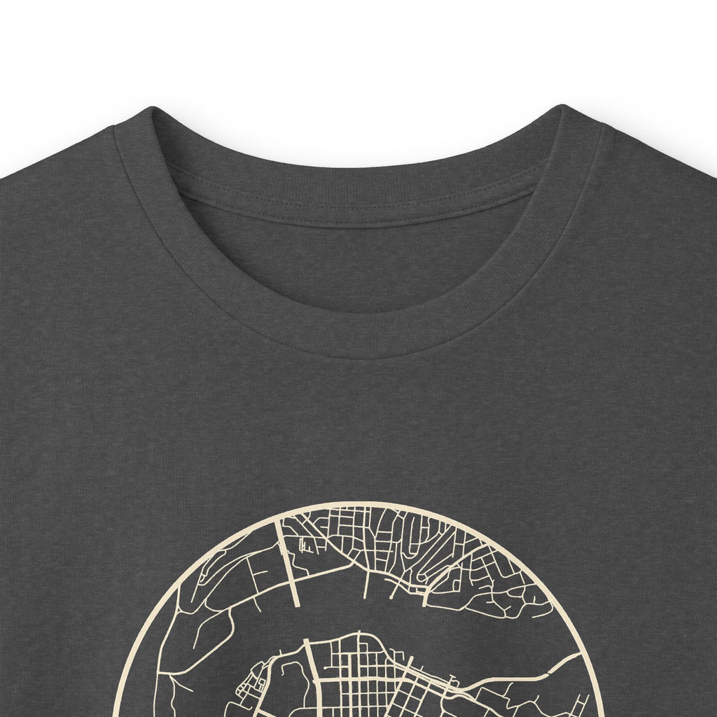 Chattanooga Street Map Long Sleeve T-Shirt