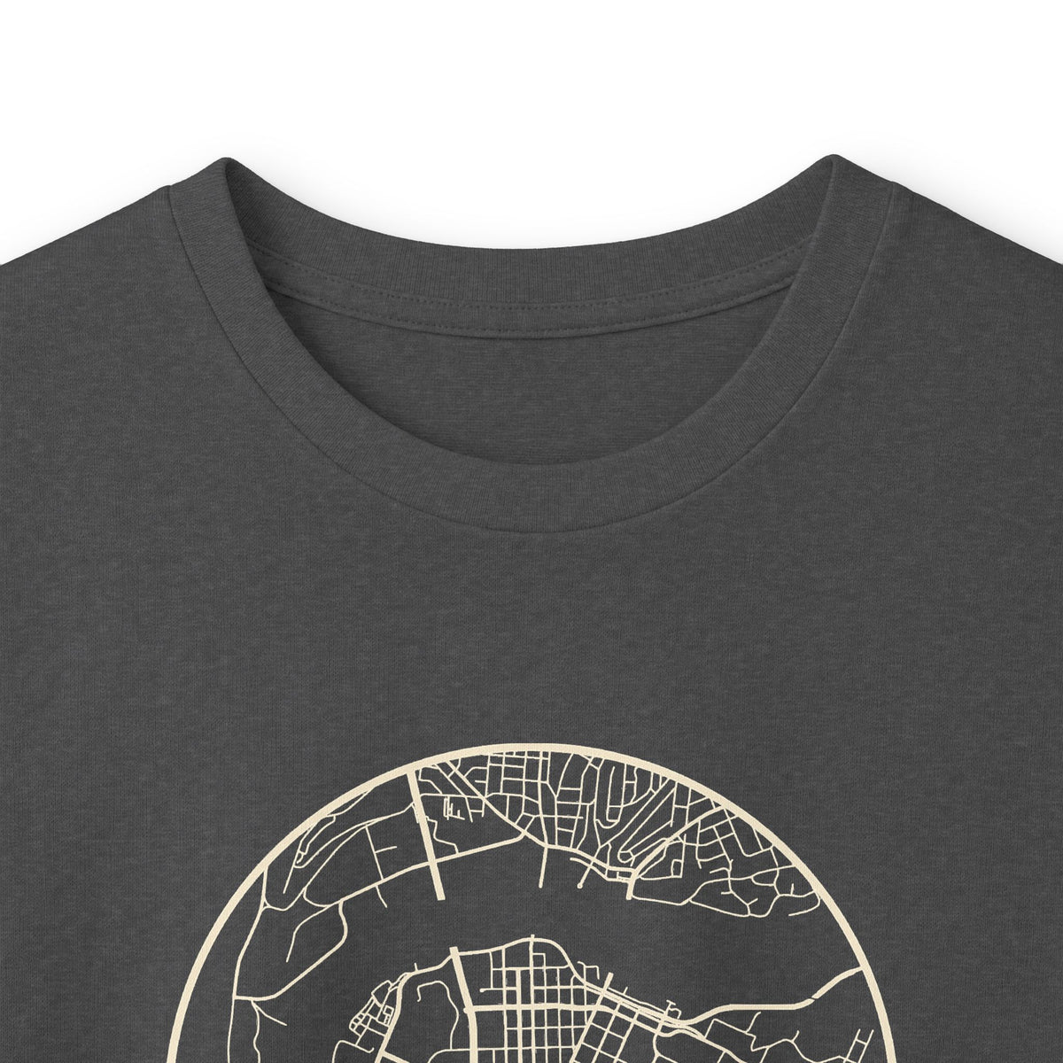 Chattanooga Street Map Long Sleeve T-Shirt