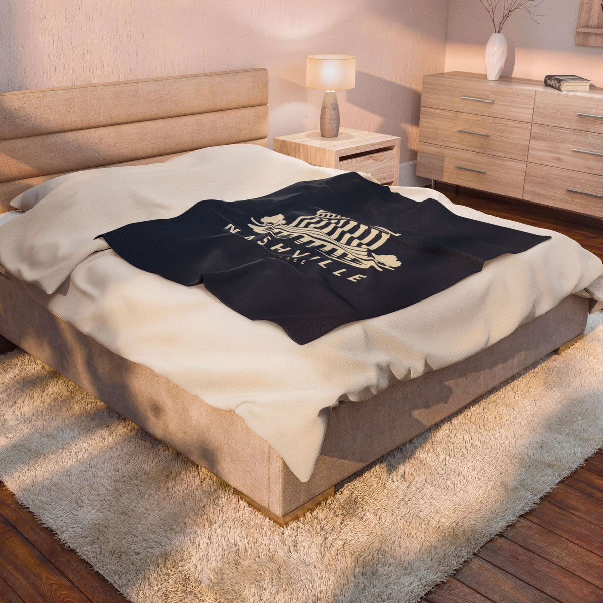 Nashville Parthenon Blanket (Navy)