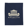 Nashville Parthenon Blanket (Navy)