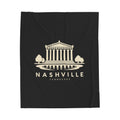 Nashville Parthenon Blanket (Black)