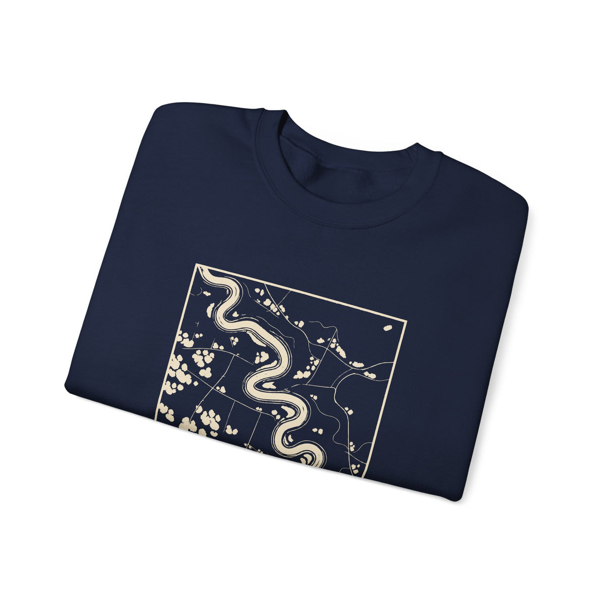 Murfreesboro Topo Map Crewneck Sweatshirt