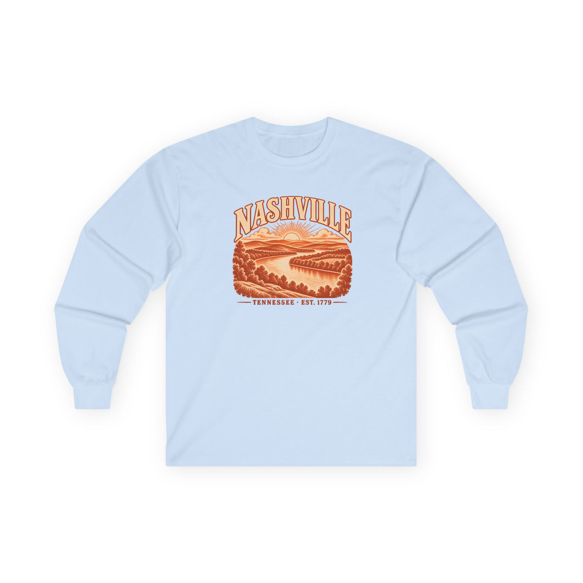 Nashville Engraved Valley Long Sleeve T-Shirt