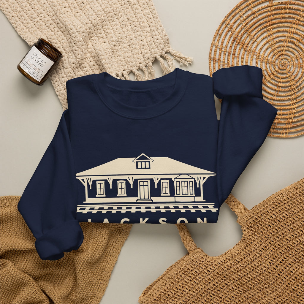 Jackson Train Depot Crewneck Sweatshirt
