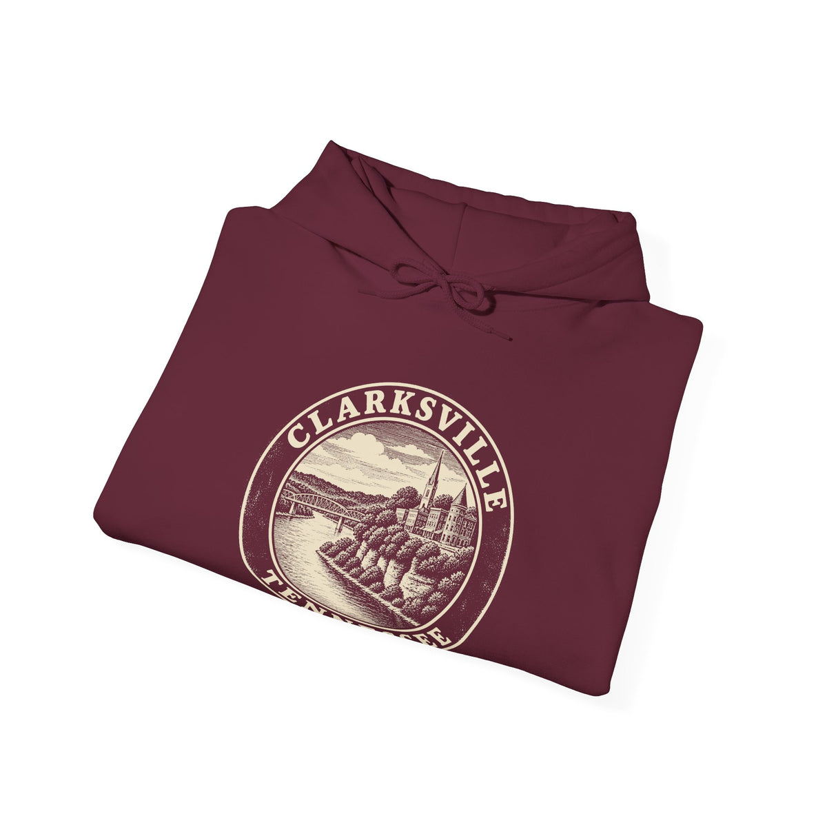 Clarksville Park Badge Hoodie