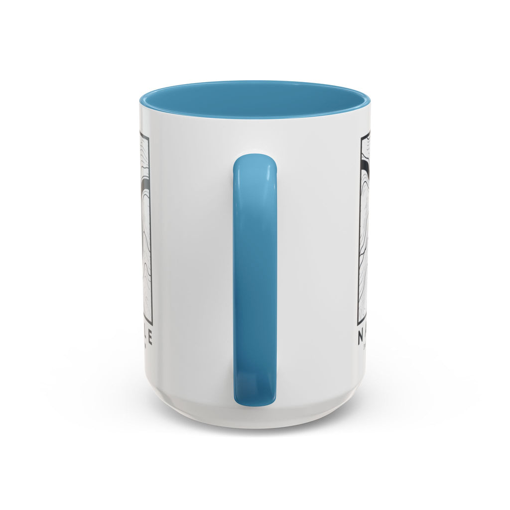 Nashville Topo Map Accent Mug