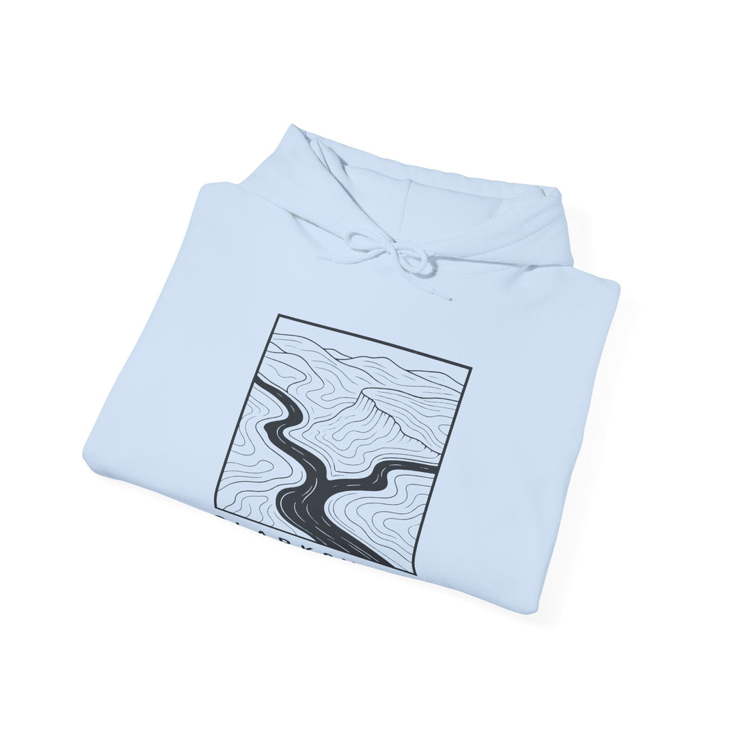 Clarksville Topo Map Hoodie