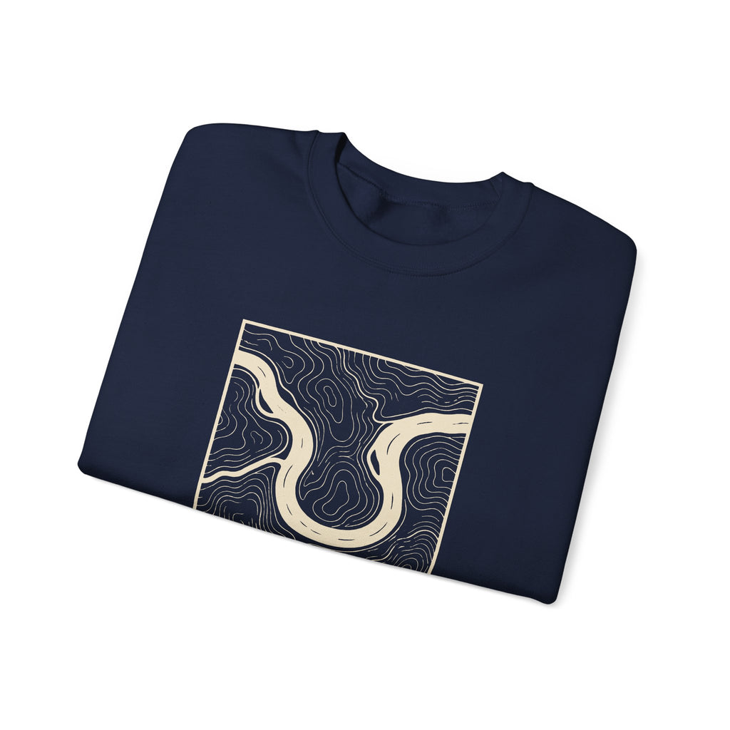 Knoxville Topo Map Crewneck Sweatshirt