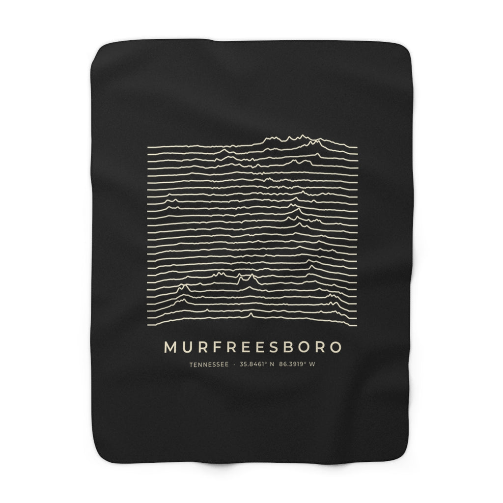 Murfreesboro Ridgeline Sherpa Blanket (Black)