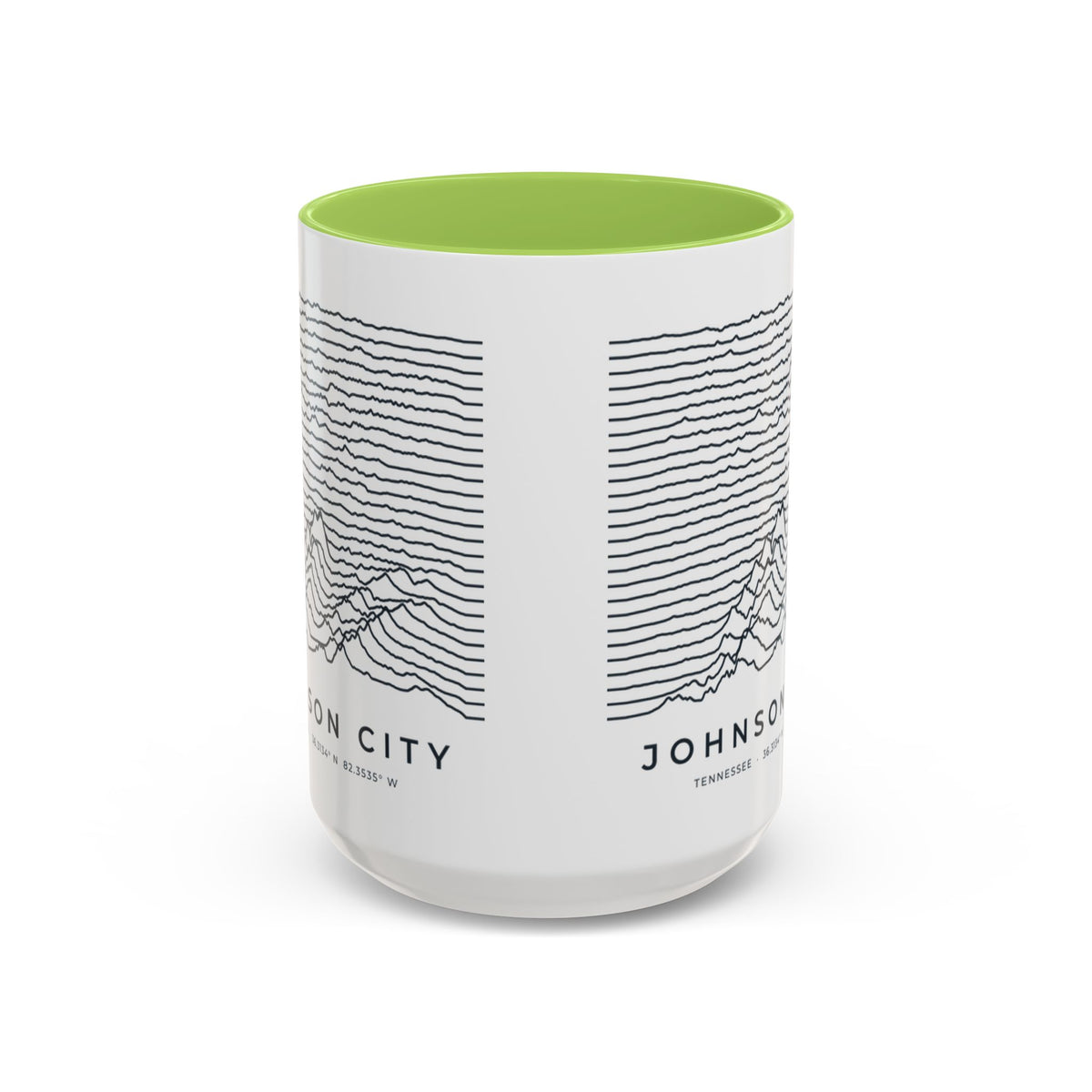 Johnson City Ridgeline Accent Mug