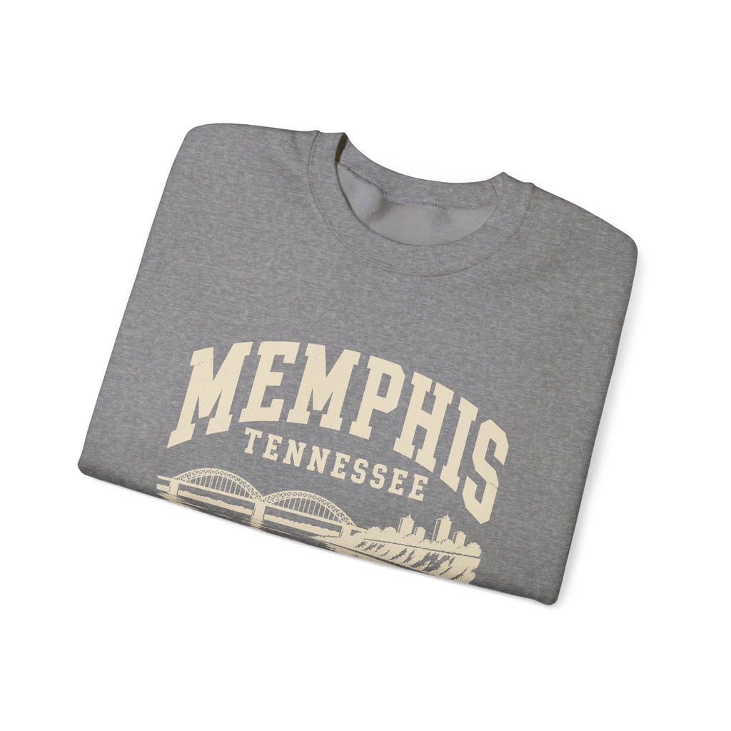 Memphis Vintage Varsity Crewneck Sweatshirt