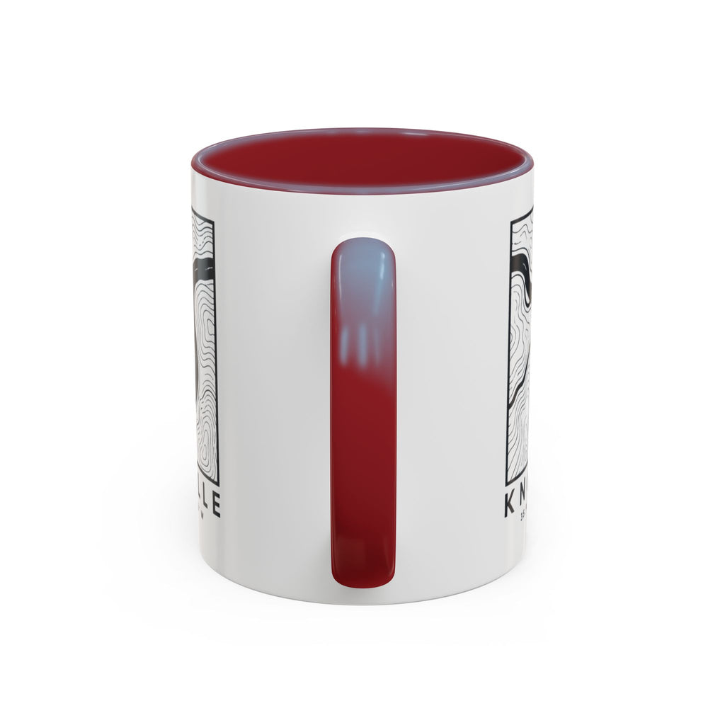 Knoxville Topo Map Accent Mug