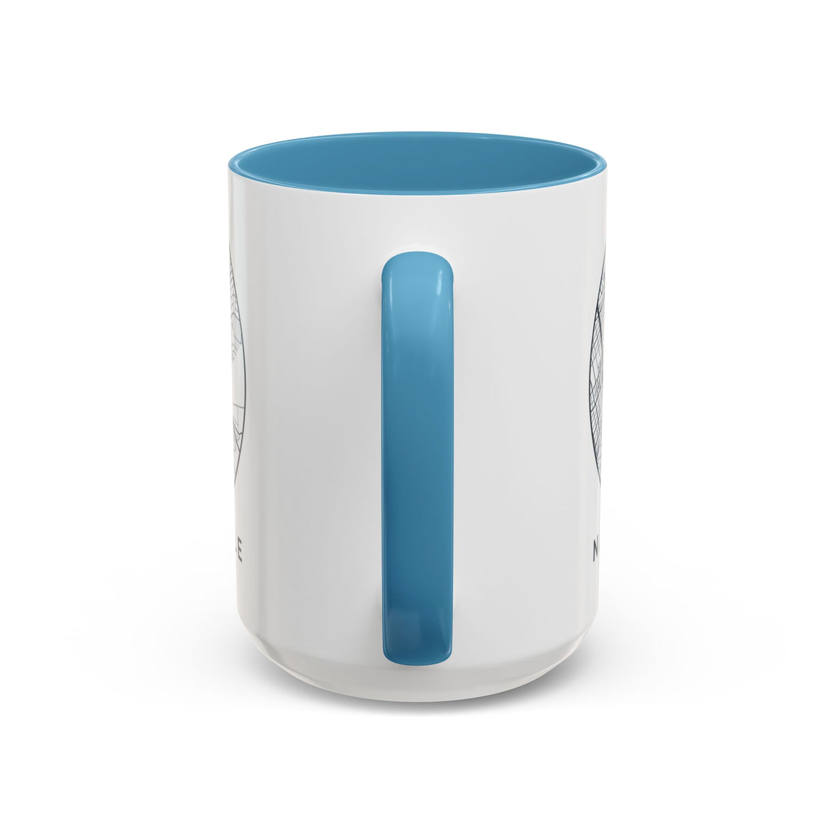 Nashville Street Map Accent Mug