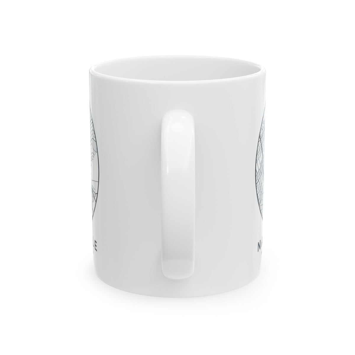 Nashville Street Map Mug