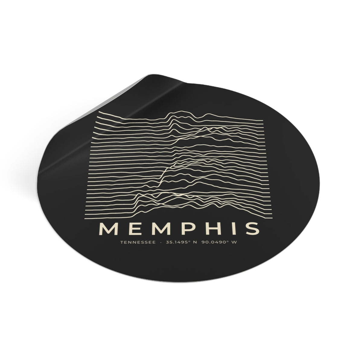 Memphis Ridgeline Sticker (Black)