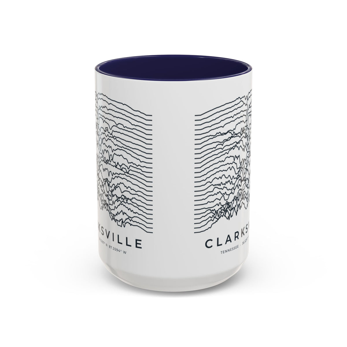 Clarksville Ridgeline Accent Mug