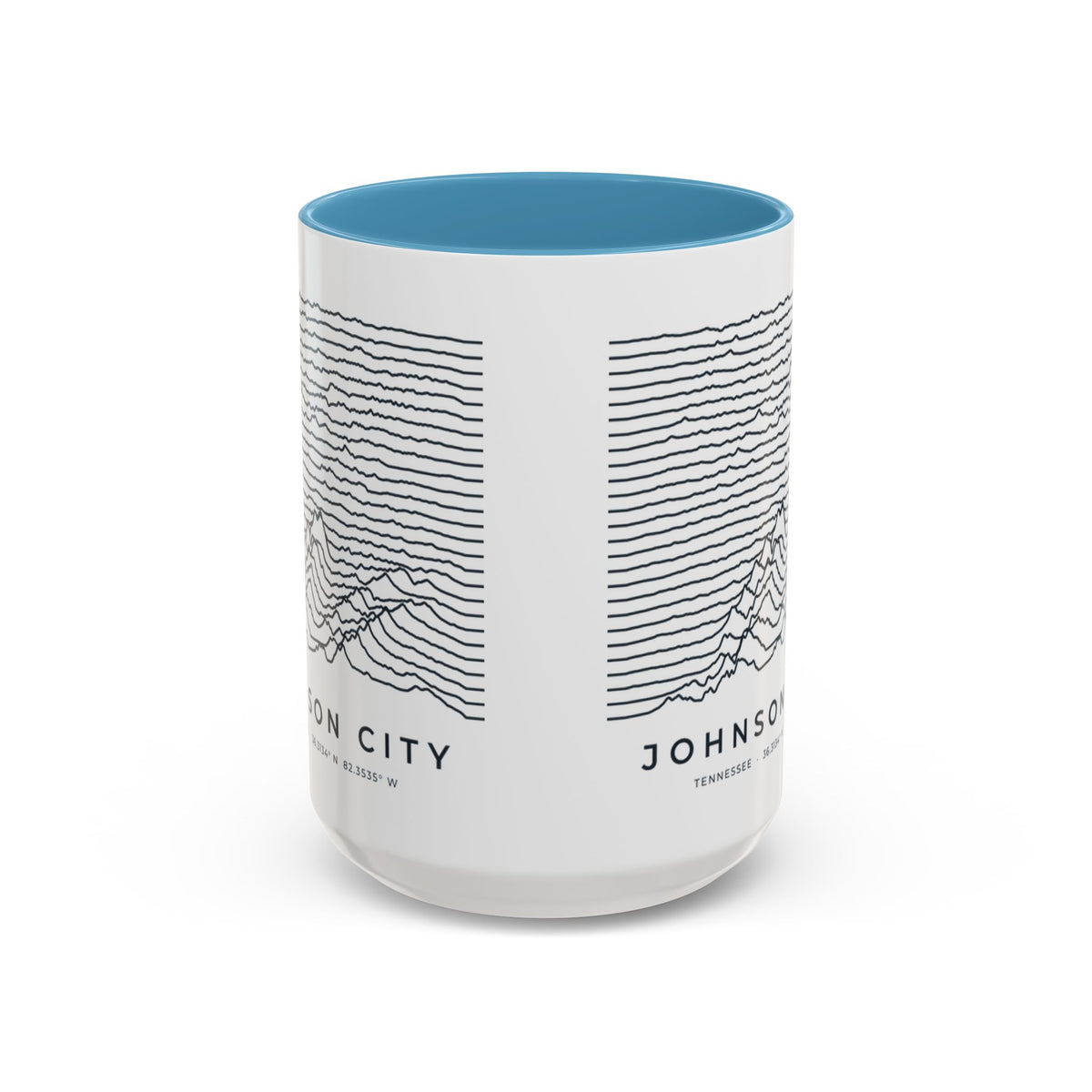 Johnson City Ridgeline Accent Mug