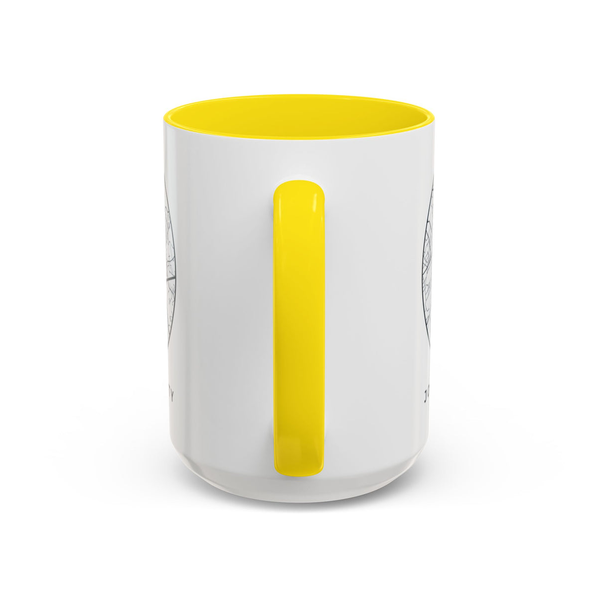 Johnson City Street Map Accent Mug