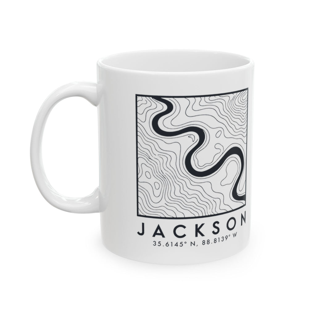 Jackson Topo Map Mug