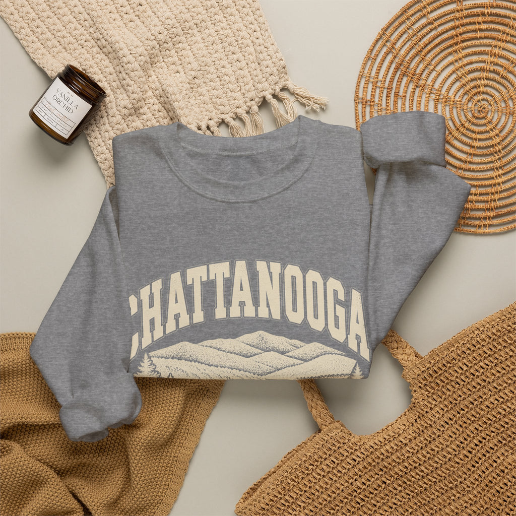 Chattanooga Vintage Varsity Crewneck Sweatshirt