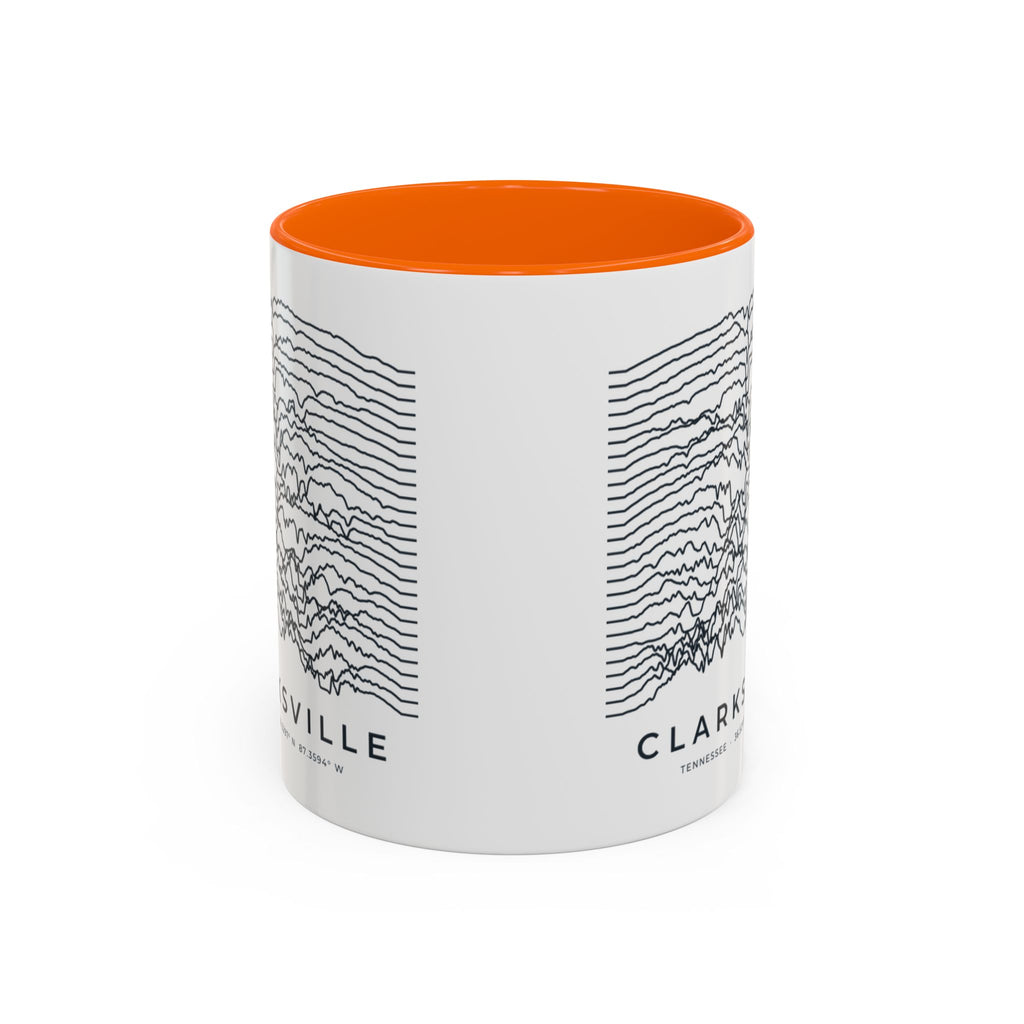 Clarksville Ridgeline Accent Mug
