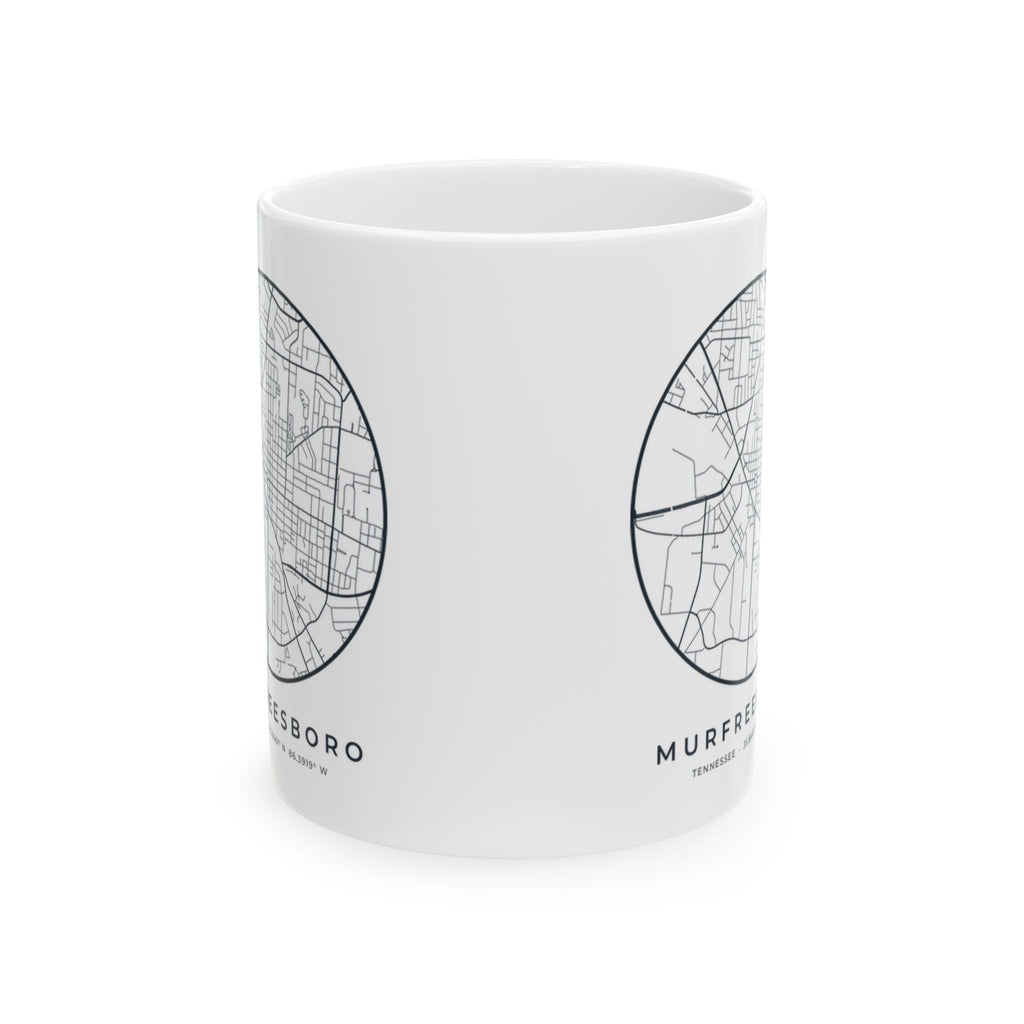 Murfreesboro Street Map Mug