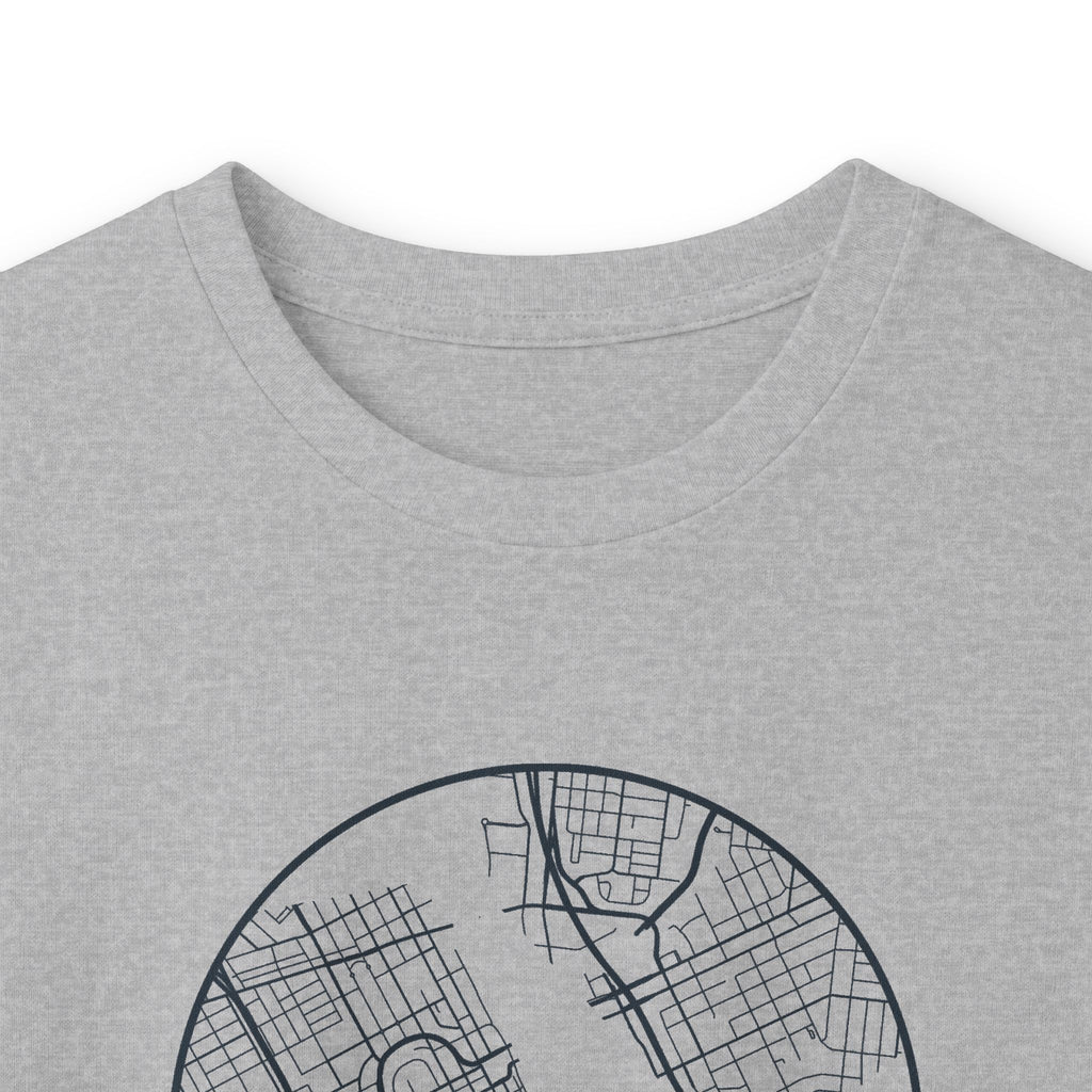 Nashville Street Map Long Sleeve T-Shirt